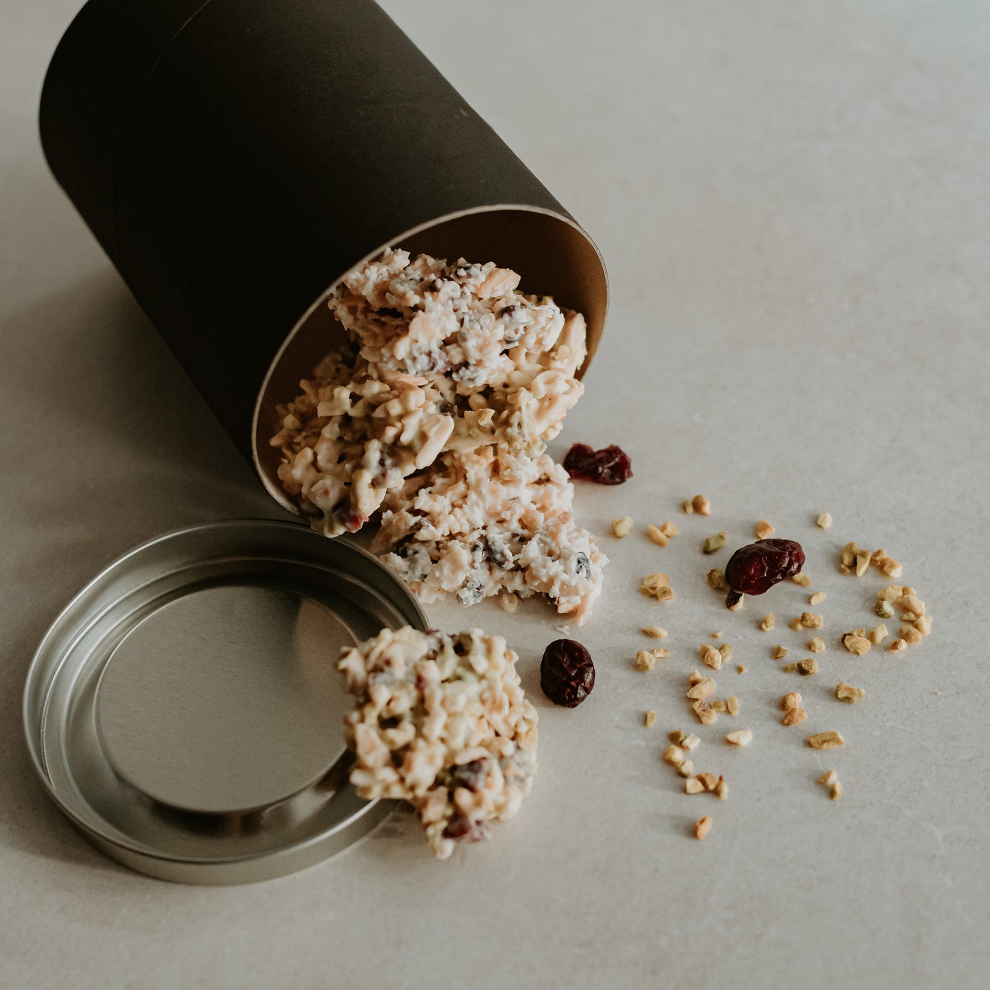 Grignotines Branco - Amêndoas, Pistachio e Cranberry